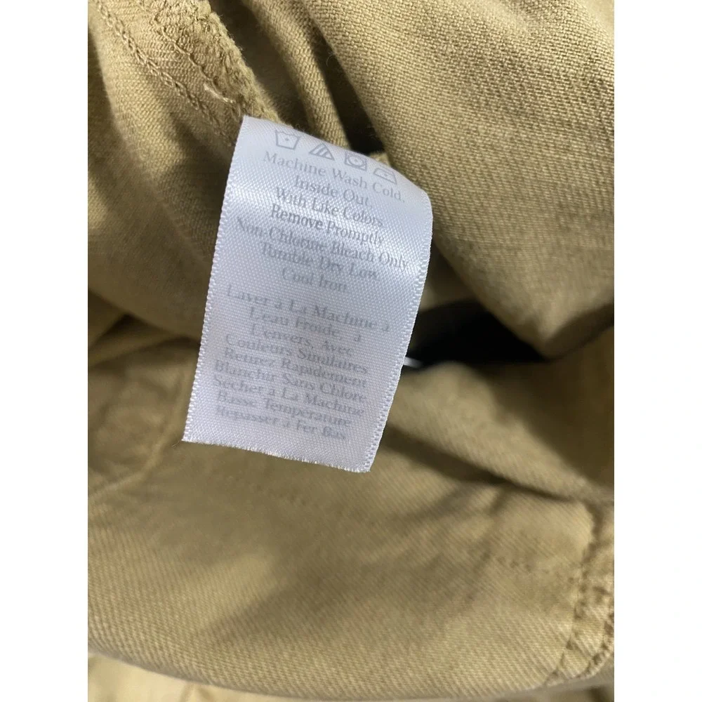 Everlane Jumpsuit‎ Sz 10 Khaki Short Sleeve Utility Chic Relaxed Androgynous